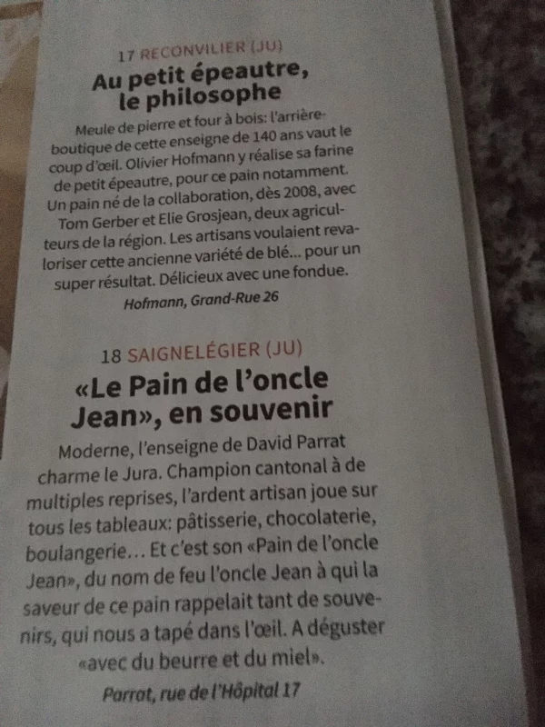 Découvrez notre boulanger
