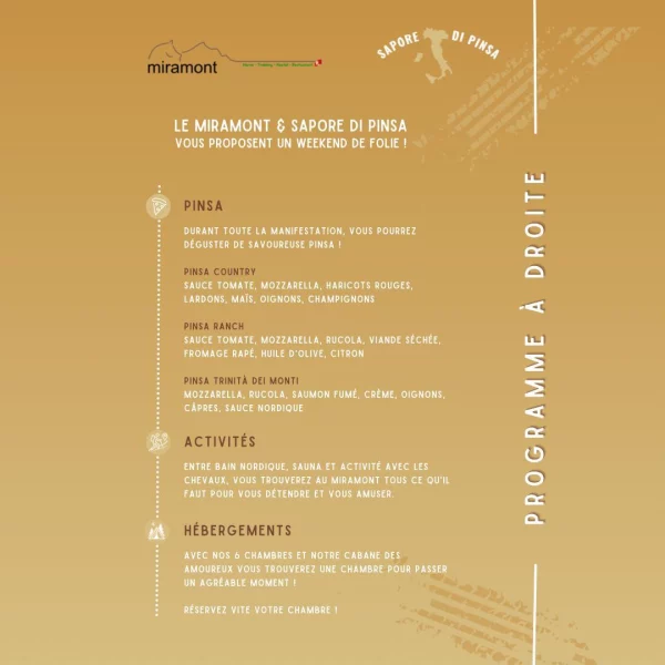Miramont à Saicourt & Sapore Di Pinsa