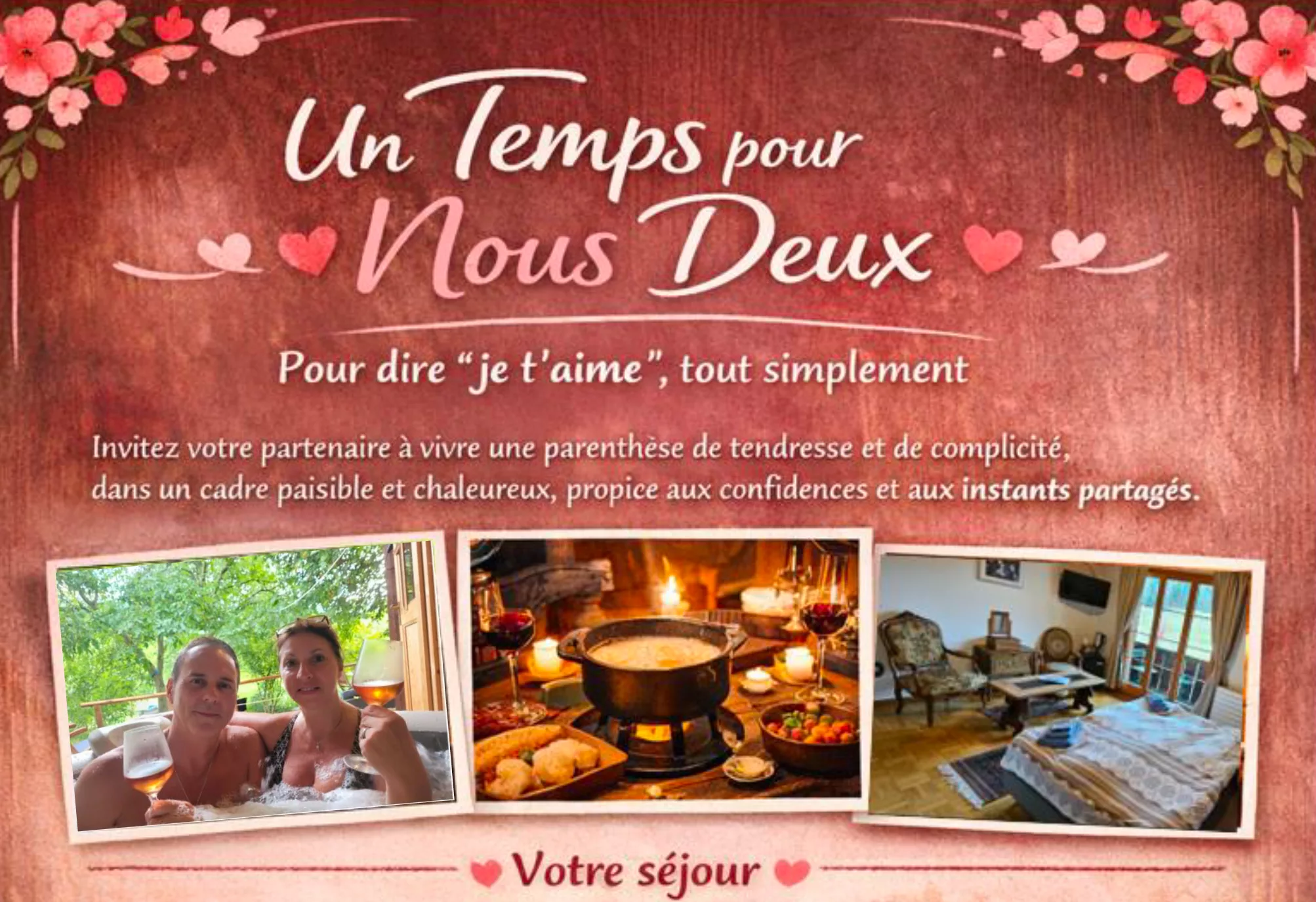 Séjour romantique à Miramont – Offre couple exclusive